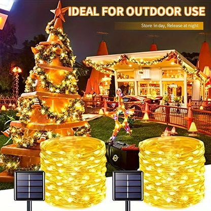 100 LED Solar String Lights 10m Fairy Lights