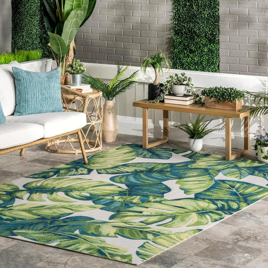 Lisa Floral & Paisley 5x8 Indoor/Outdoor Area Rug